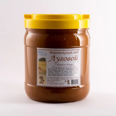 Воронежский мёд "Луговой" 2,8 кг